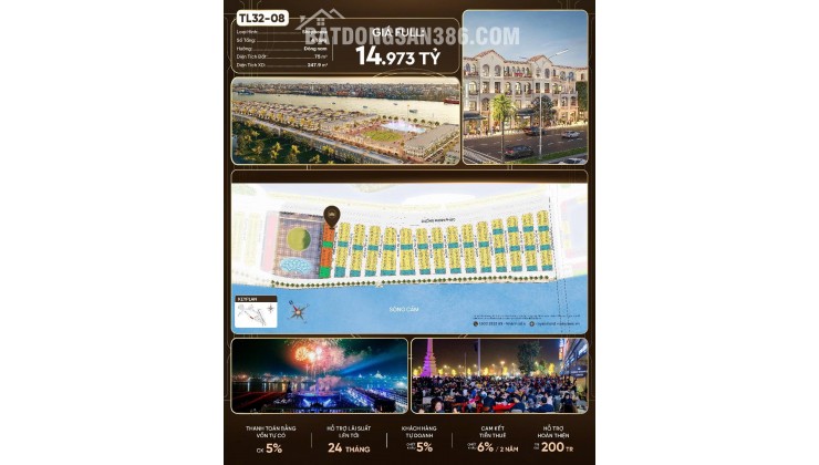 Shophouse “Cực Phẩm” TL32-08 – Phân Khu Tài Lộc Vinhomes Royal Island